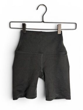 Gilly Hicks Recharge Black High Rise Biker Shorts
